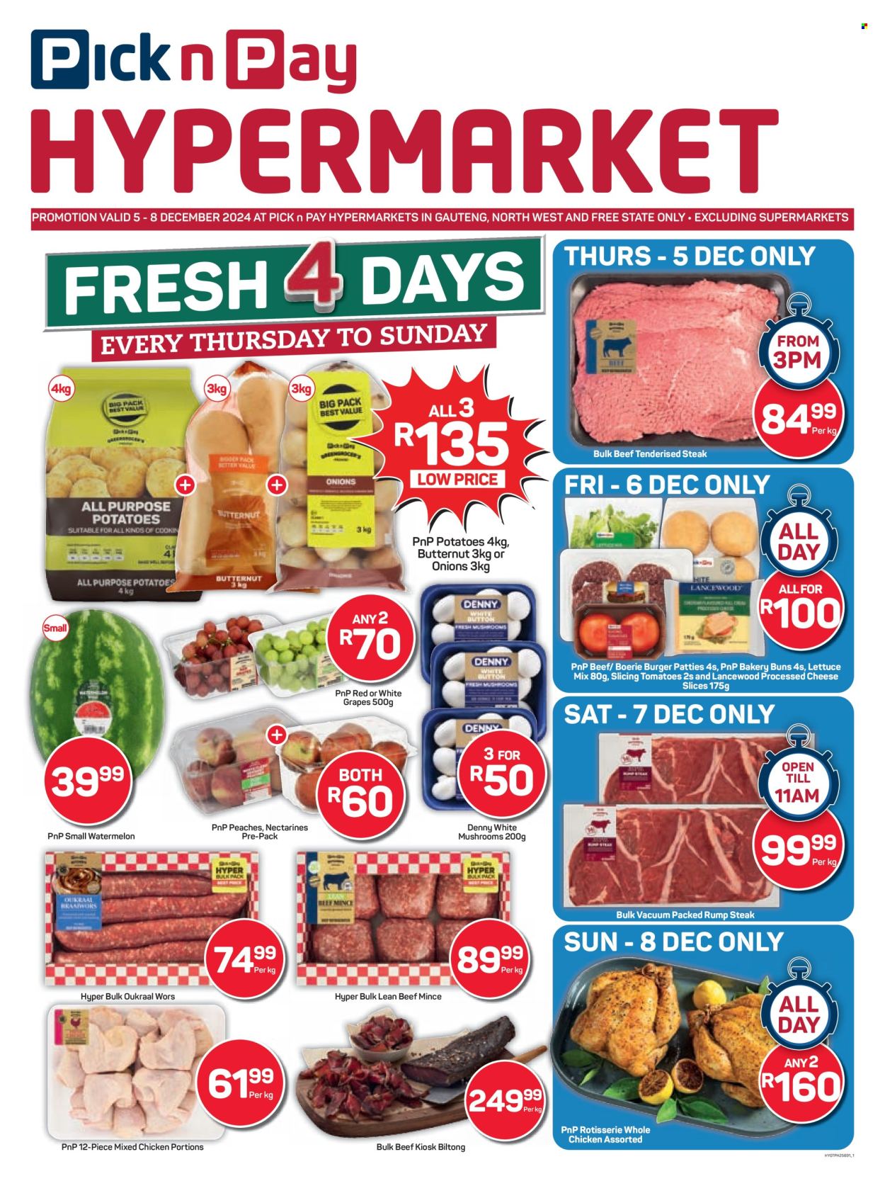 Pick n Pay Hypermarket specials - 05/12/2024 - 08/12/2024. Page 1