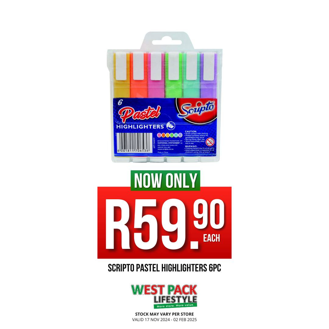 West Pack Lifestyle specials - 17/11/2024 - 02/02/2025. Page 13