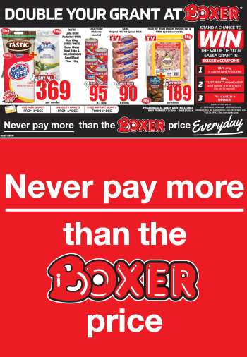 Boxer catalogue  - 05/12/2024 - 08/12/2024.