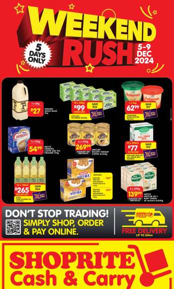 Shoprite catalogue  - 05/12/2024 - 09/12/2024.
