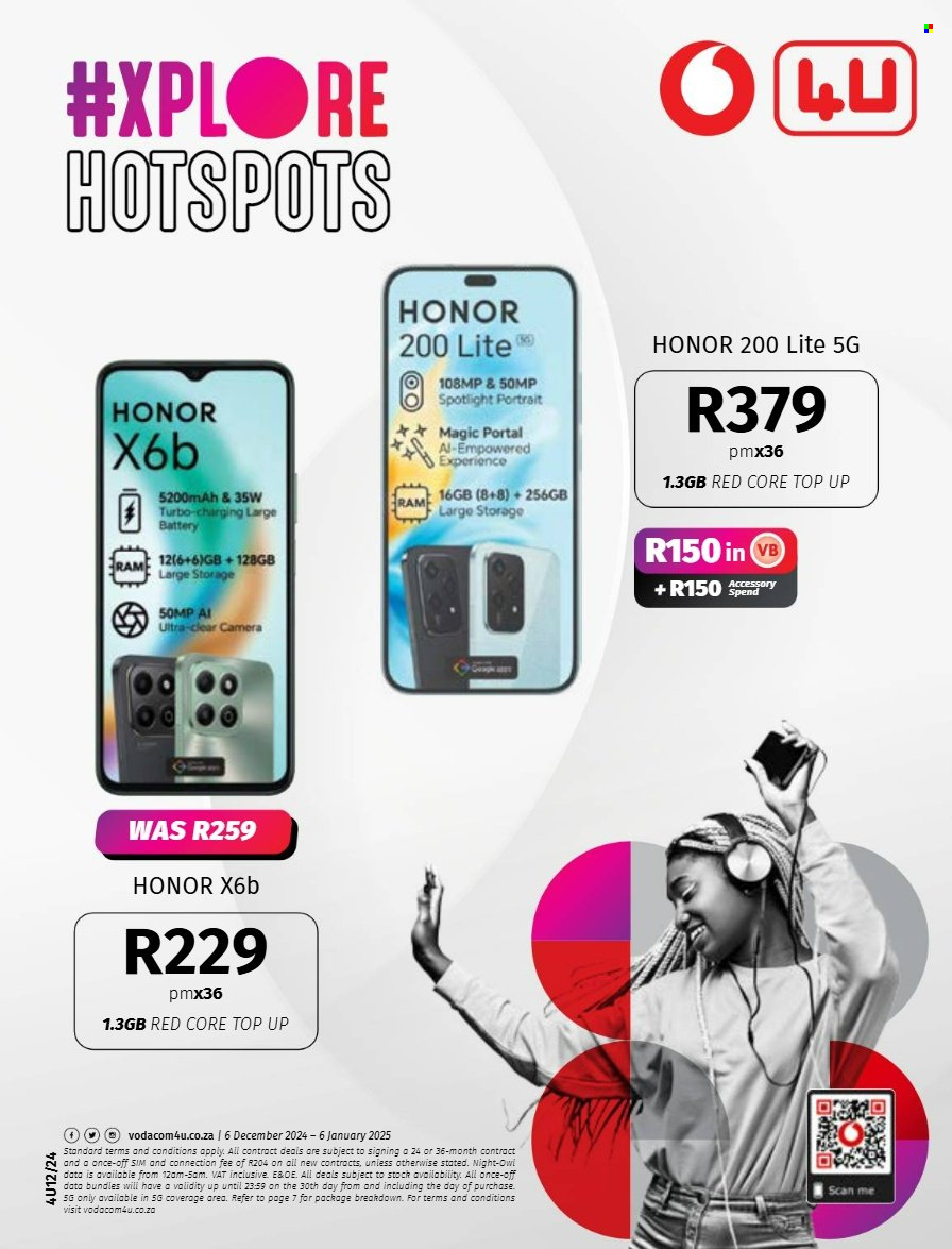 Vodacom specials - 06/12/2024 - 06/01/2025. Page 1
