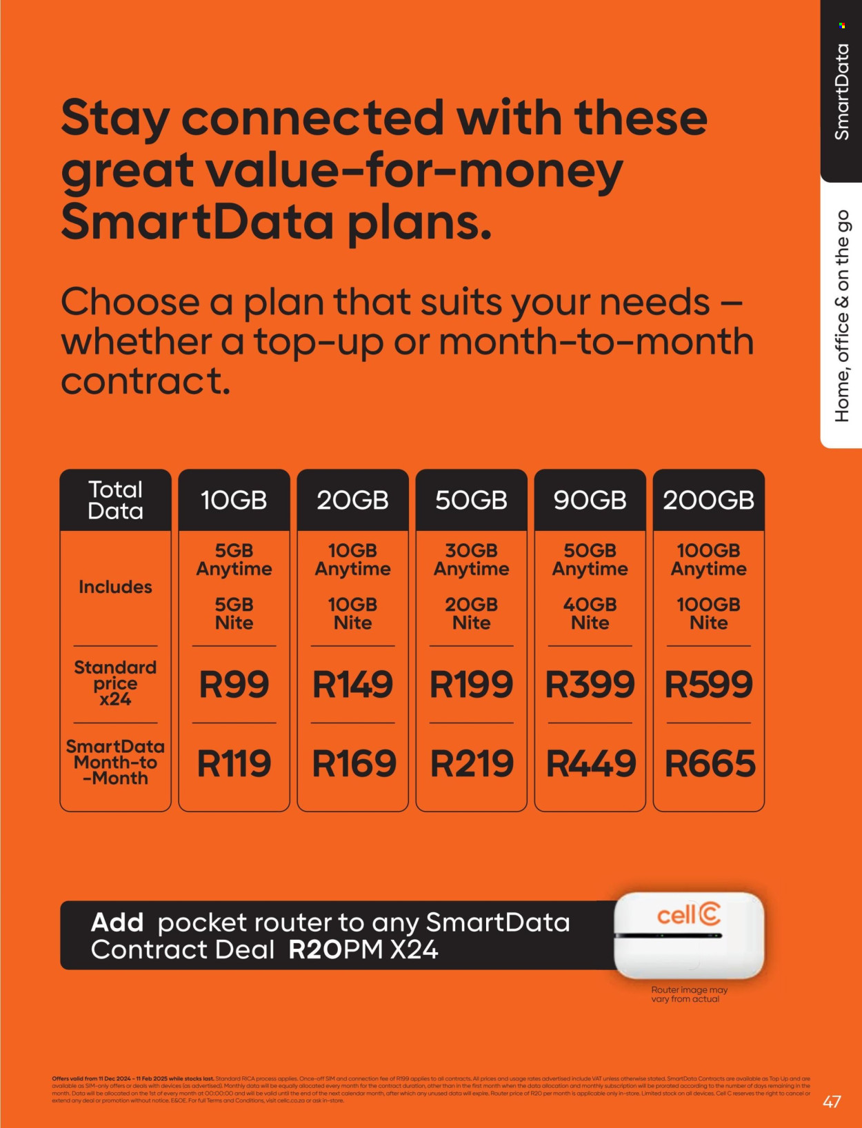 Cell C specials - 11/12/2024 - 11/02/2025. Page 47