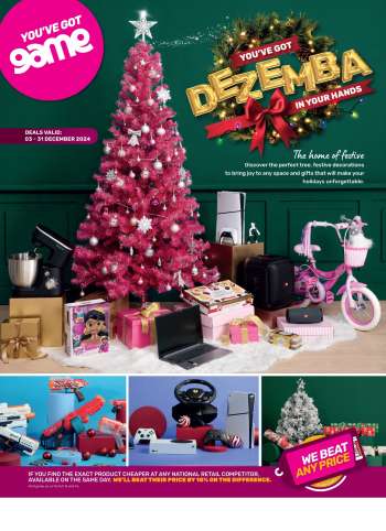 Game catalogue  - 03/12/2024 - 31/12/2024.