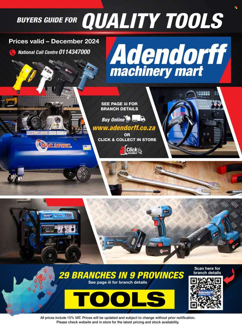 Adendorff Machinery Mart catalogue  - 06/12/2024 - 31/12/2024.