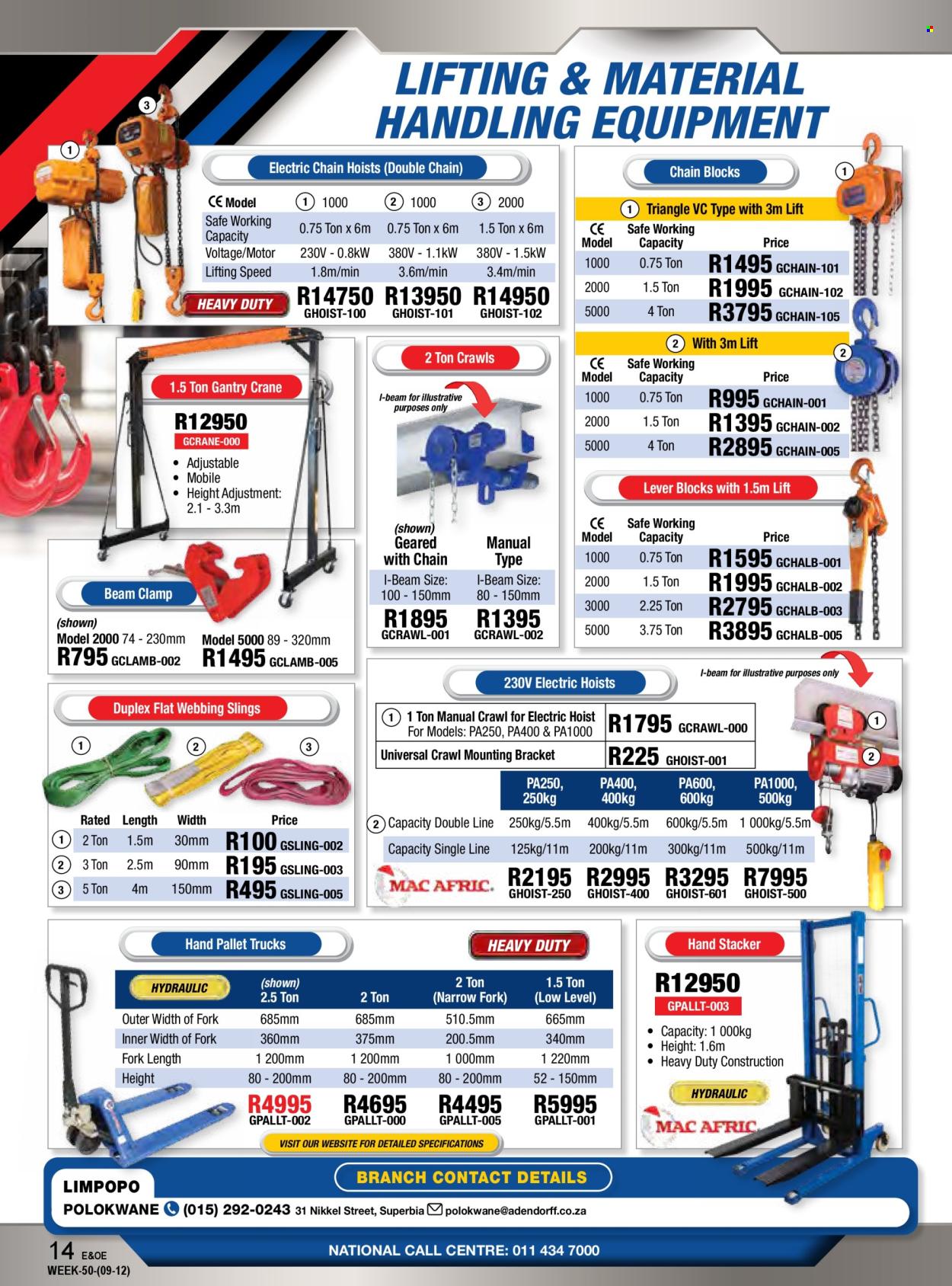 Adendorff Machinery Mart specials - 06/12/2024 - 31/12/2024. Page 16
