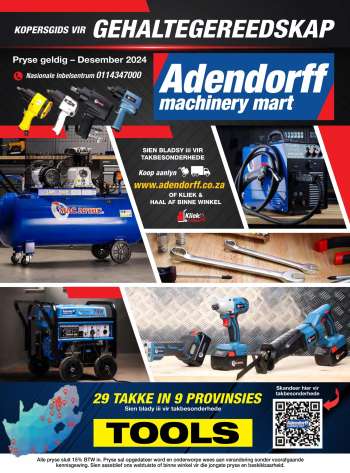 Adendorff Machinery Mart catalogue  - 06/12/2024 - 31/12/2024.