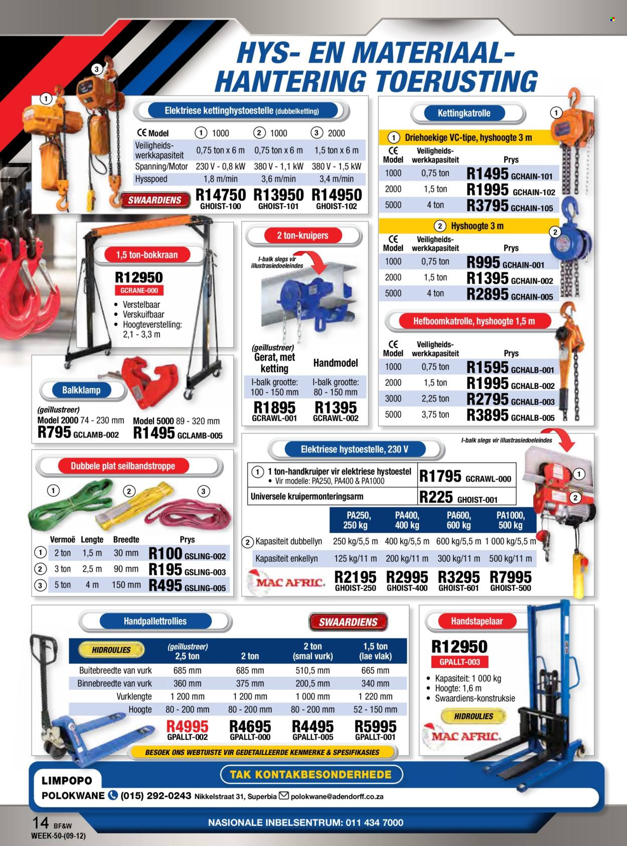 Adendorff Machinery Mart specials - 06/12/2024 - 31/12/2024. Page 16
