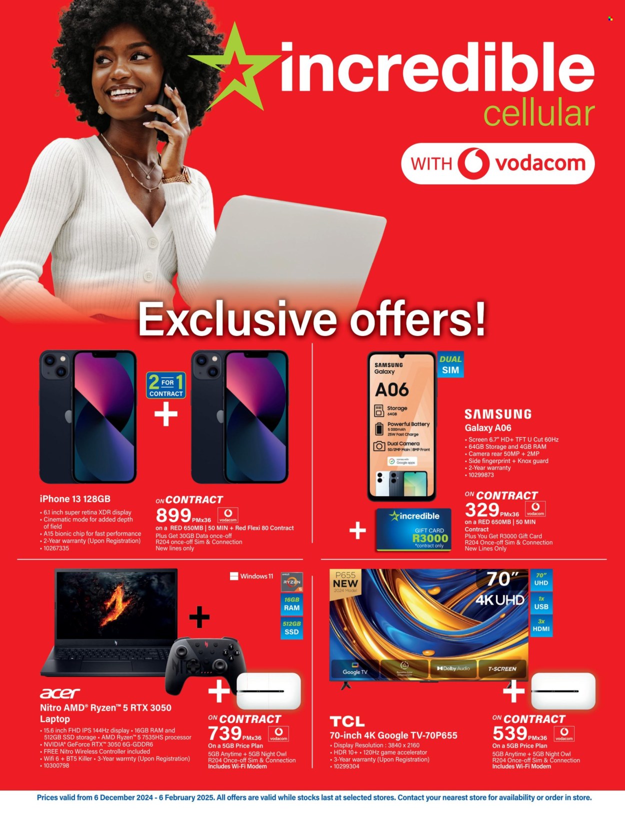 Incredible Connection specials - 06/12/2024 - 06/02/2025. Page 1