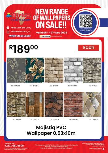 Africa Cash & Carry catalogue  - 05/12/2024 - 31/12/2024.