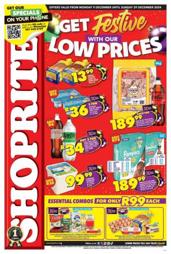 Shoprite catalogue  - 09/12/2024 - 29/12/2024.