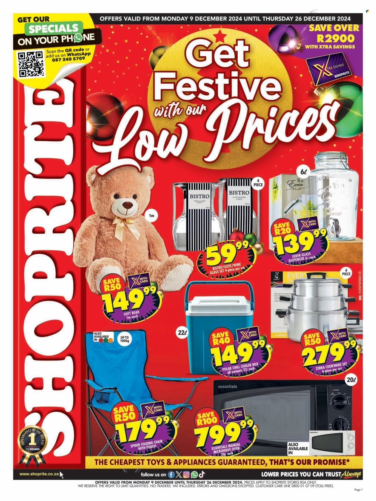 Shoprite specials - 09/12/2024 - 26/12/2024. Page 1