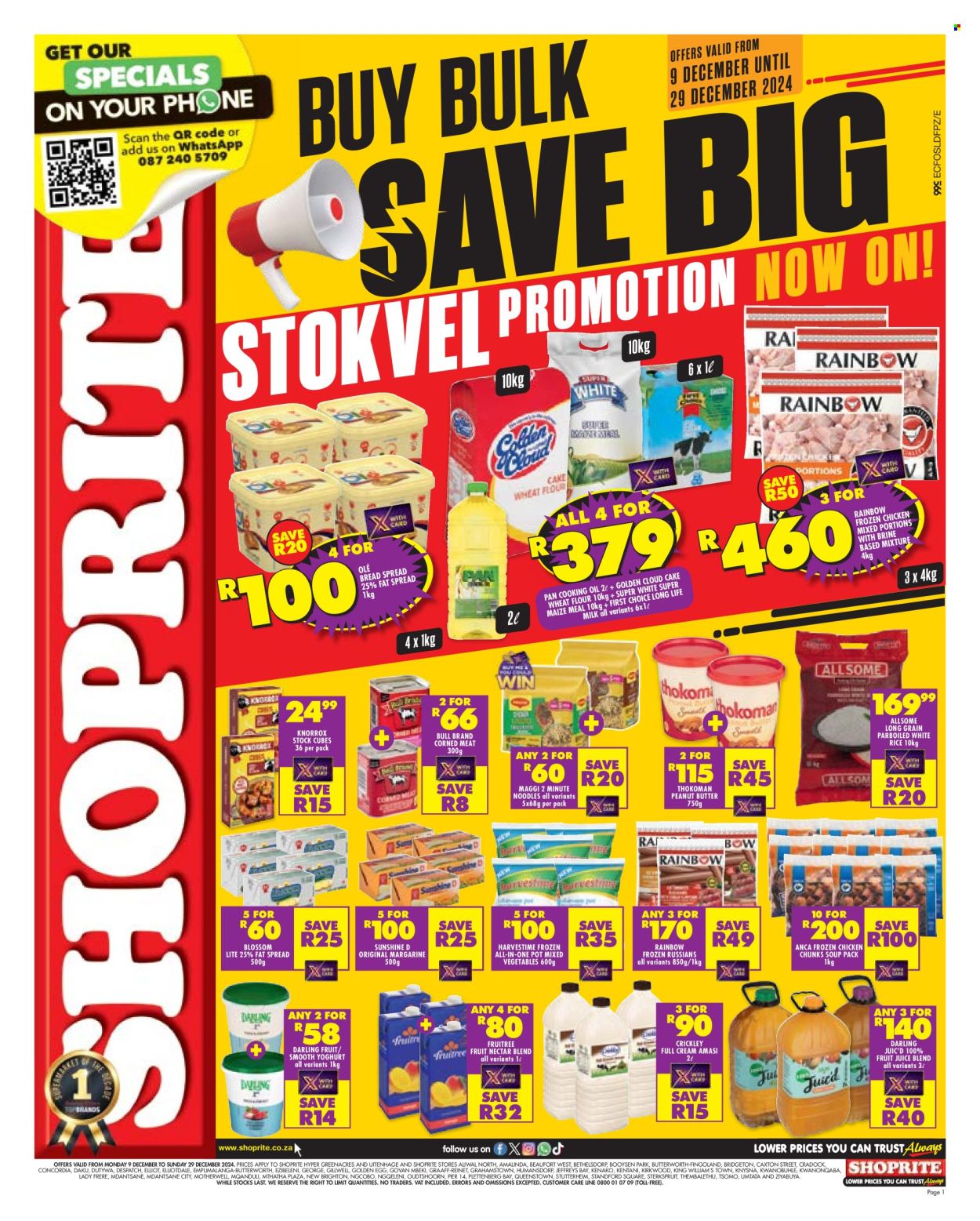 Shoprite specials - 09/12/2024 - 29/12/2024. Page 1