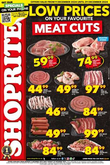 Shoprite catalogue  - 09/12/2024 - 29/12/2024.