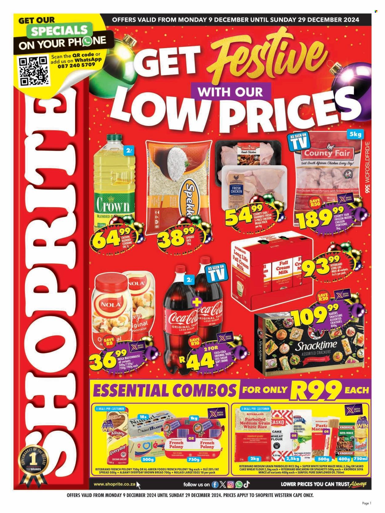 Shoprite specials - 09/12/2024 - 29/12/2024. Page 1