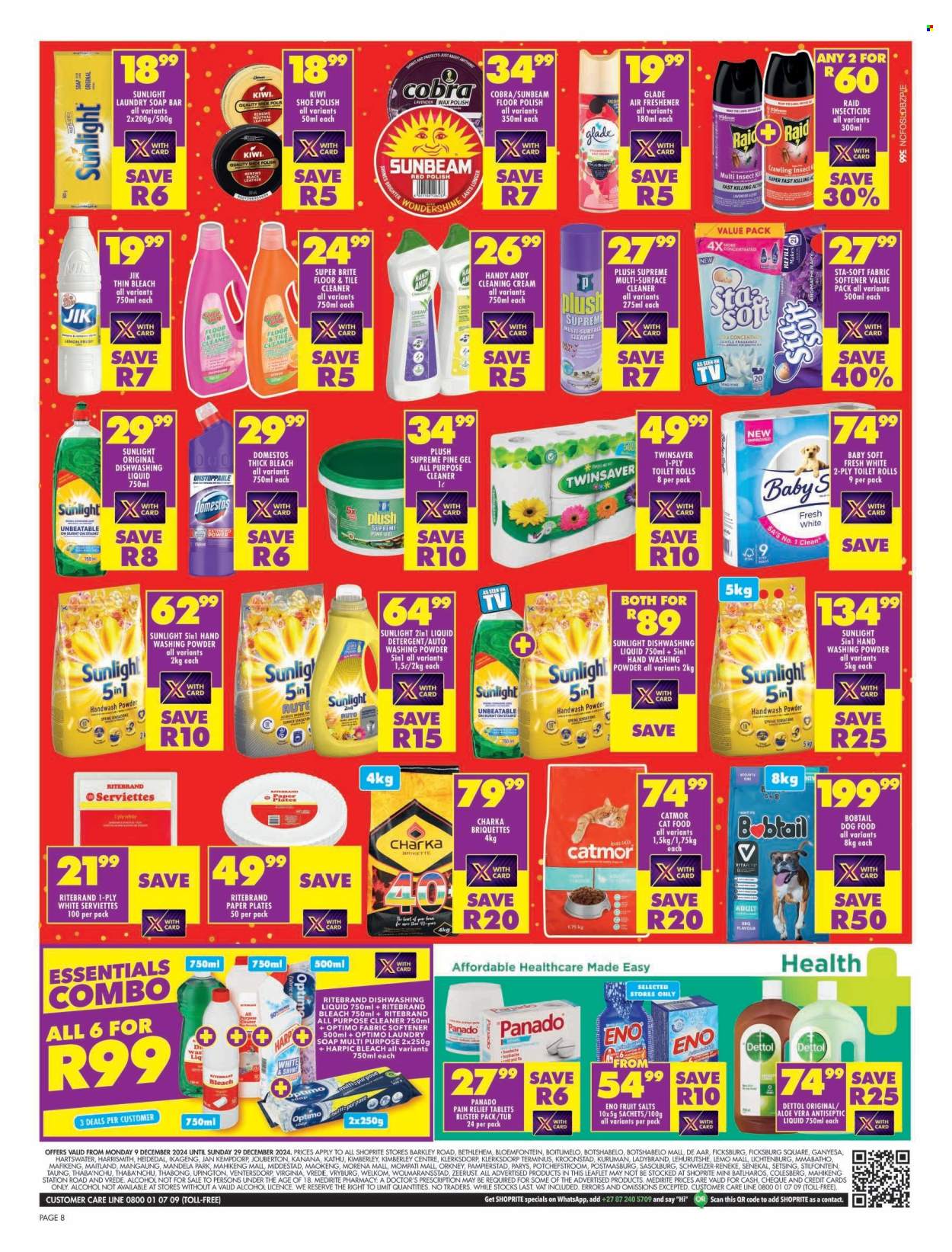 Shoprite specials - 09/12/2024 - 29/12/2024. Page 8