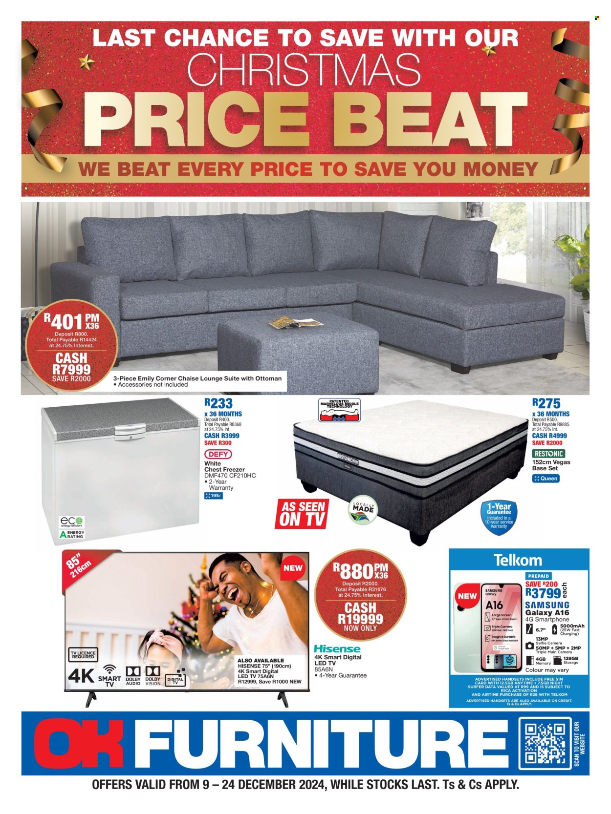 OK Furniture specials - 09/12/2024 - 24/12/2024. Page 1