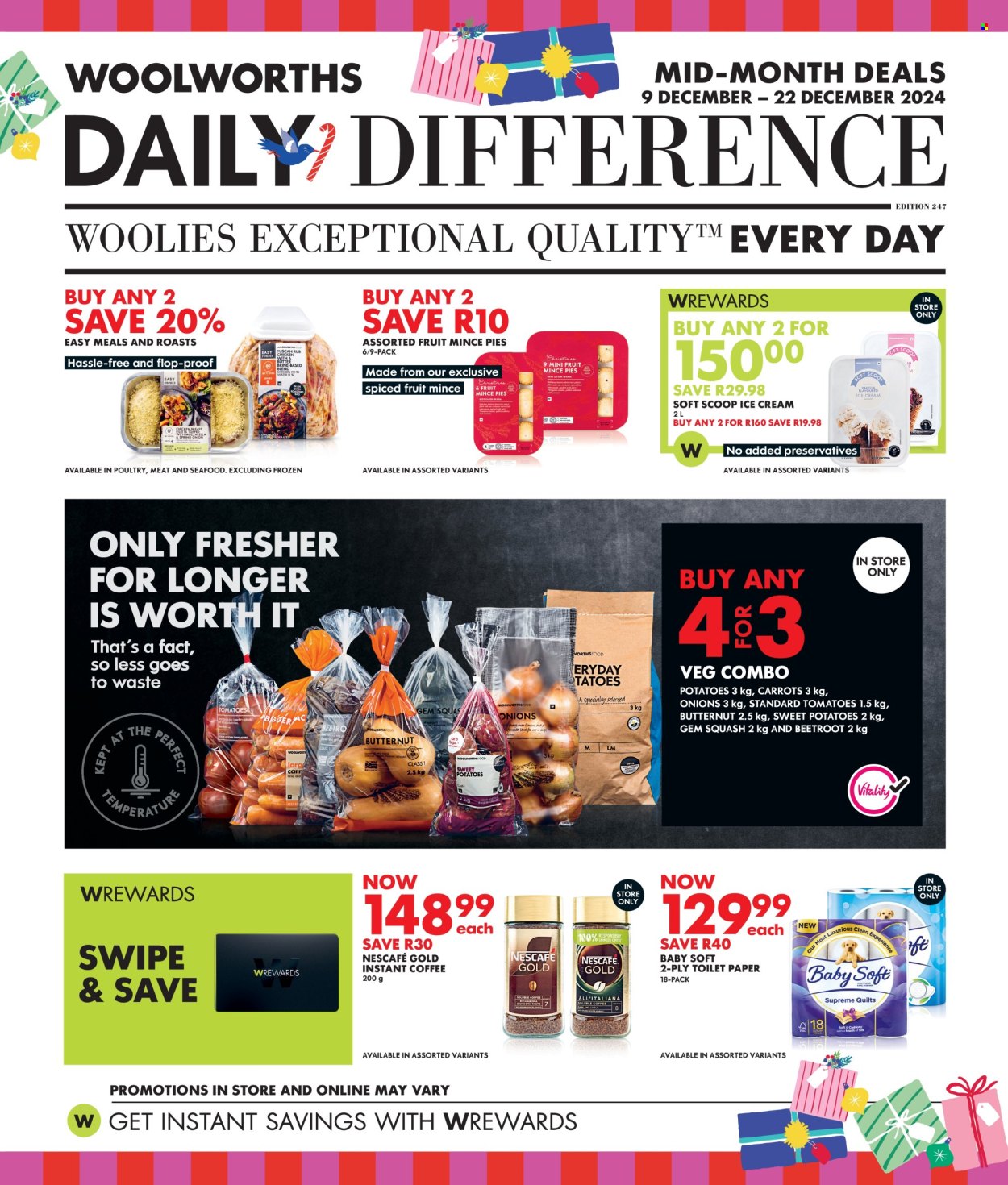 Woolworths specials - 09/12/2024 - 22/12/2024. Page 1