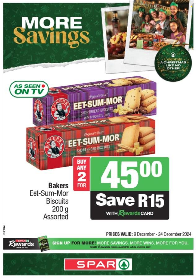 SPAR specials - 09/12/2024 - 24/12/2024. Page 1