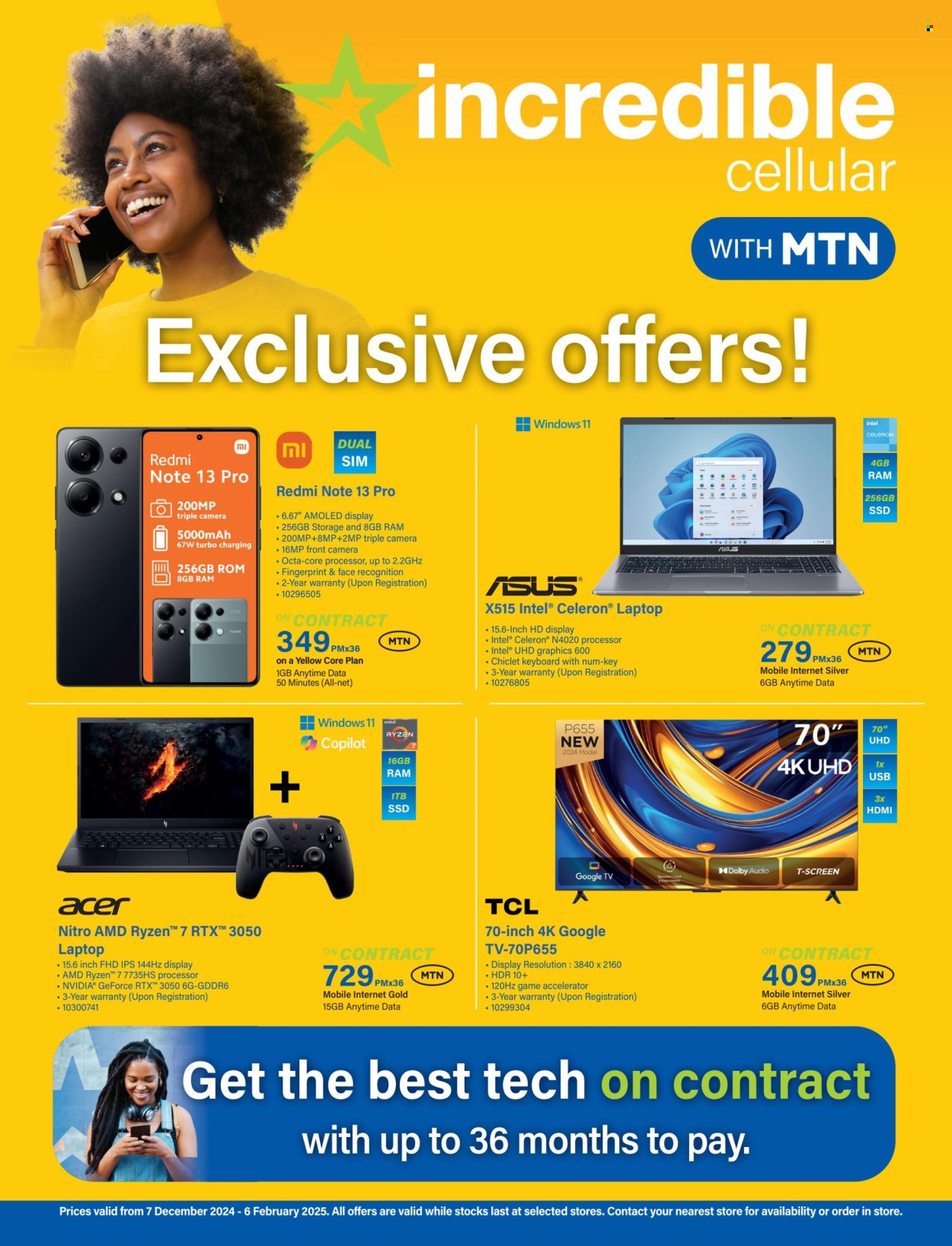 Incredible Connection specials - 07/12/2024 - 06/02/2025. Page 1