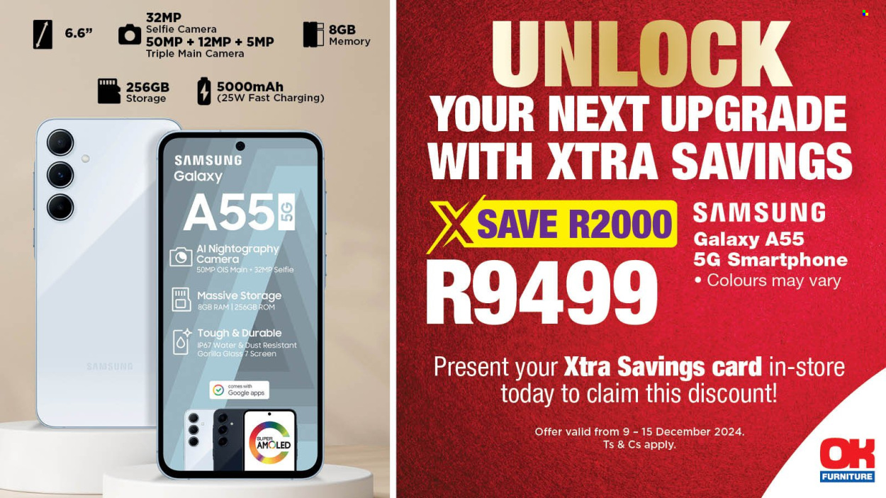 OK Furniture specials - 09/12/2024 - 15/12/2024. Page 1