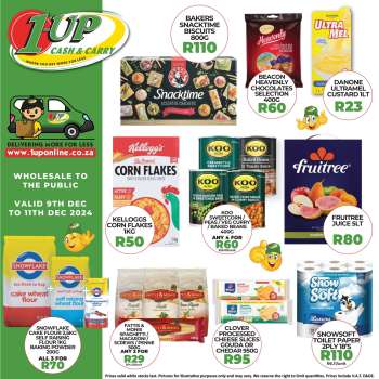 1UP Cash & Carry catalogue  - 09/12/2024 - 11/12/2024.