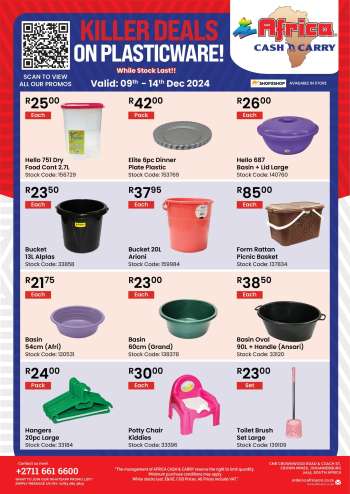 Africa Cash & Carry catalogue  - 09/12/2024 - 14/12/2024.
