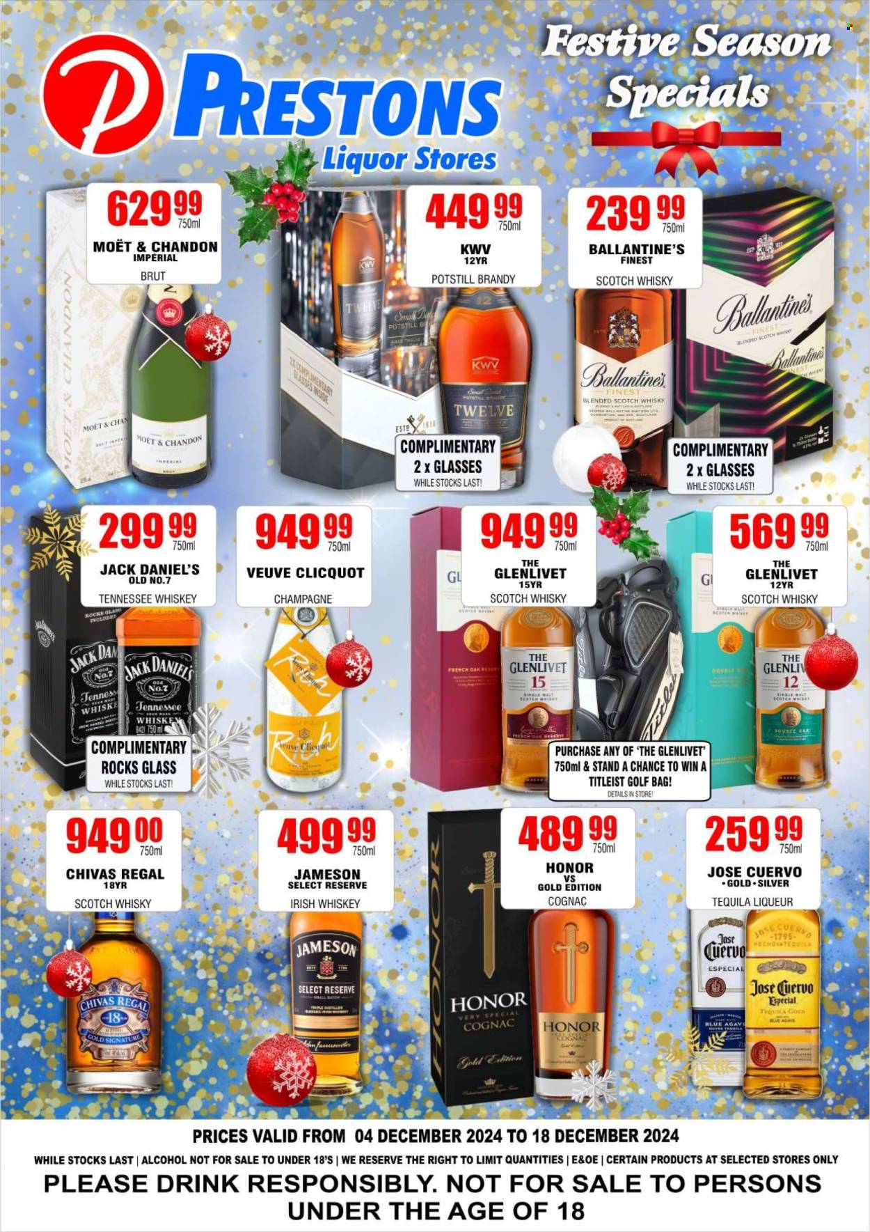 Prestons Liquor Stores specials - 04/12/2024 - 18/12/2024. Page 1