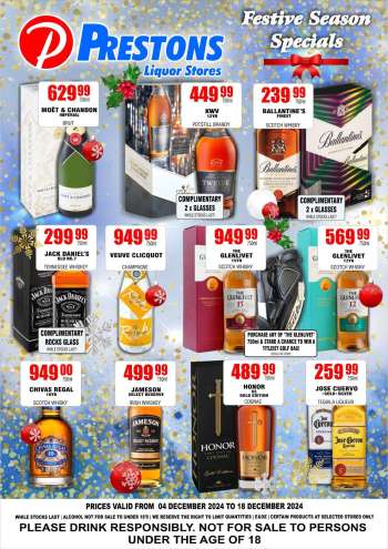 Prestons Liquor Stores catalogue  - 04/12/2024 - 18/12/2024.