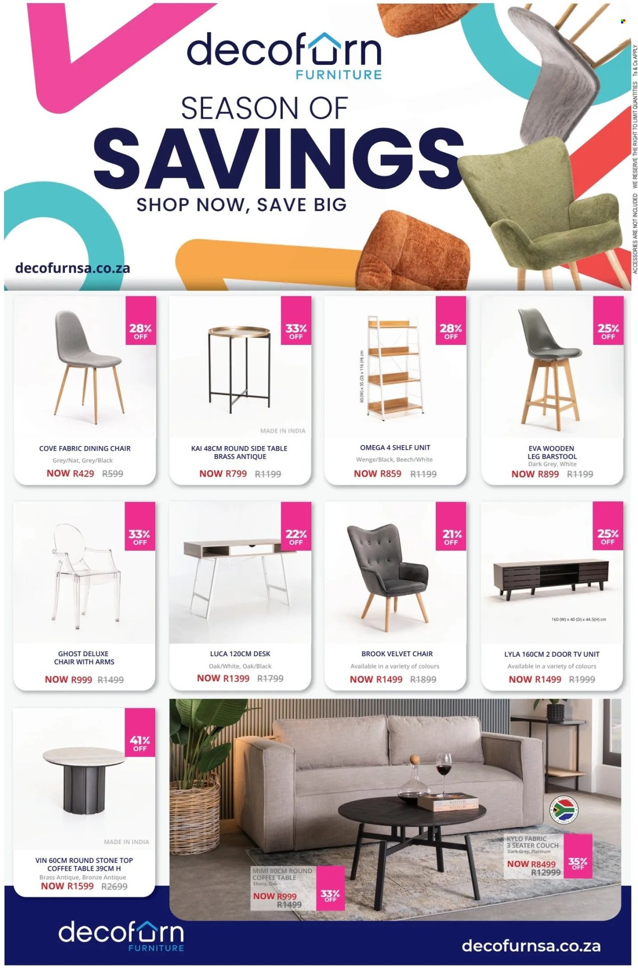 Decofurn Furniture specials. Page 1