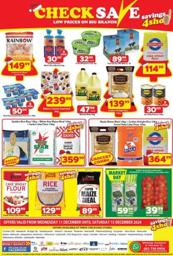 Check Save catalogue  - 11/12/2024 - 15/12/2024.
