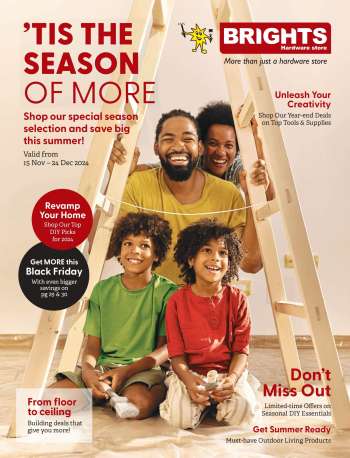 Brights Hardware catalogue  - 15/11/2024 - 24/12/2024.