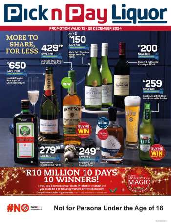 Pick n Pay catalogue  - 12/12/2024 - 25/12/2024.