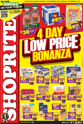 Shoprite catalogue  - 12/12/2024 - 15/12/2024.