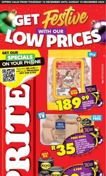 Shoprite catalogue  - 12/12/2024 - 15/12/2024.