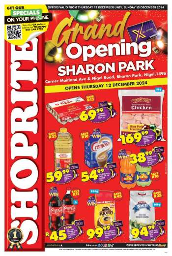 Shoprite catalogue  - 12/12/2024 - 15/12/2024.