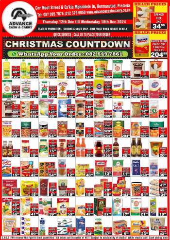 Advance Cash & Carry catalogue  - 12/12/2024 - 18/12/2024.