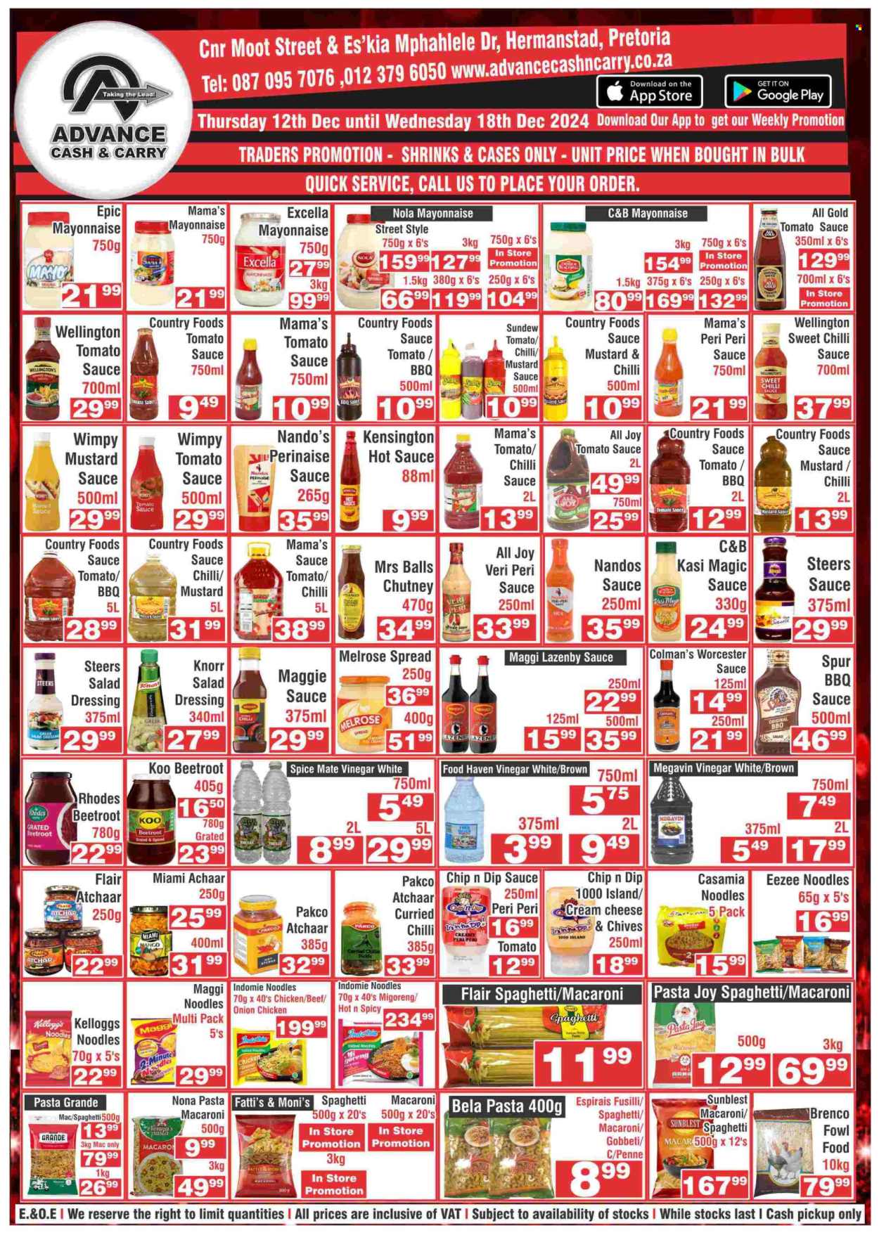 Advance Cash & Carry specials - 12/12/2024 - 18/12/2024. Page 4