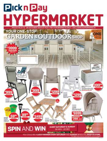 Pick n Pay Hypermarket catalogue  - 13/12/2024 - 26/12/2024.