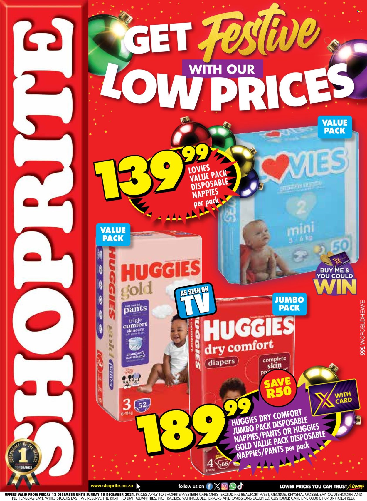 Shoprite specials - 13/12/2024 - 15/12/2024. Page 1
