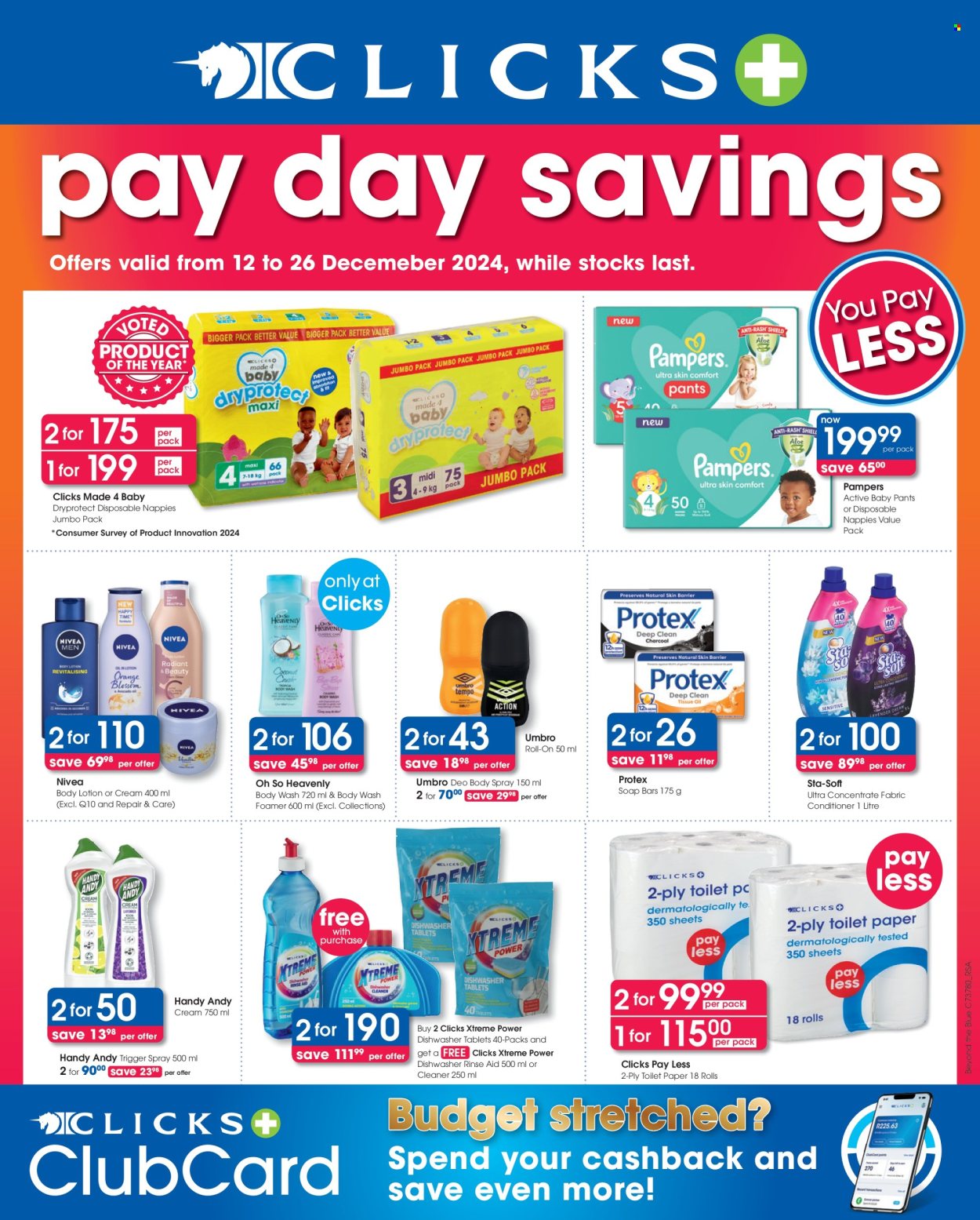 Clicks specials - 12/12/2024 - 26/12/2024. Page 1