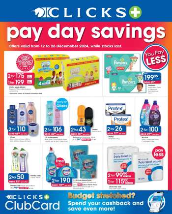 Clicks catalogue  - 12/12/2024 - 26/12/2024.