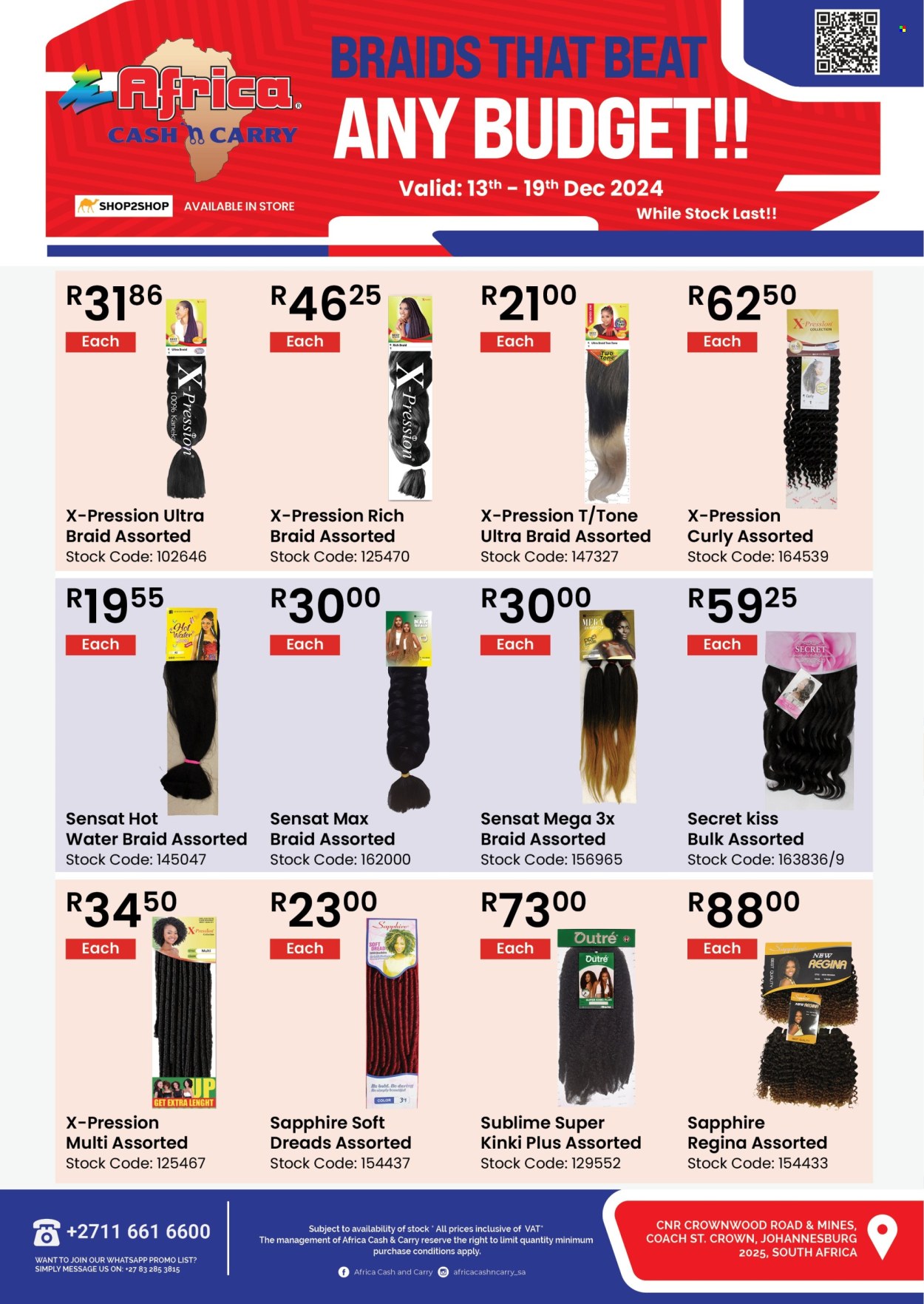 Africa Cash & Carry specials - 13/12/2024 - 19/12/2024. Page 1