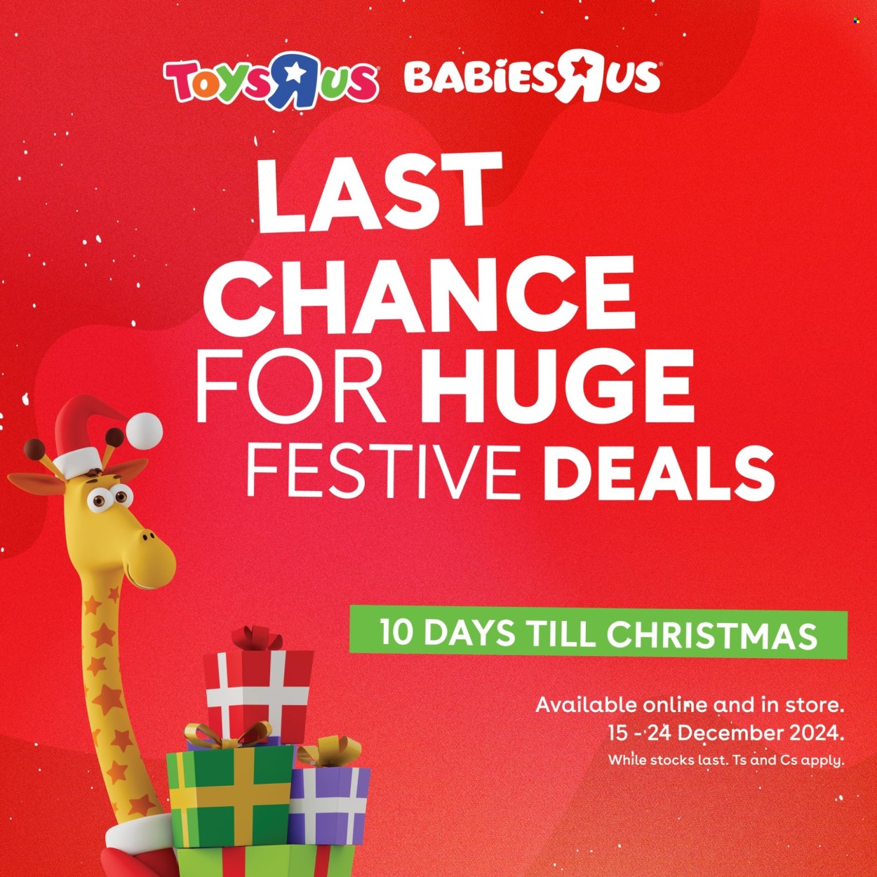 Toys R Us specials - 15/12/2024 - 24/12/2024. Page 1