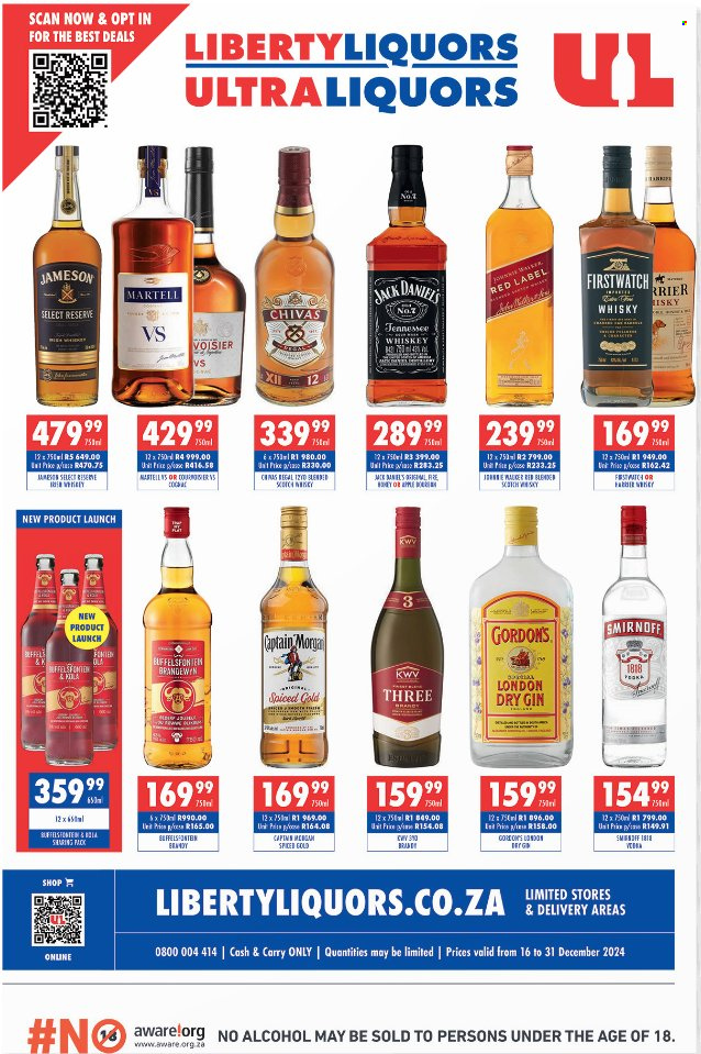 Liberty Liquors specials - 16/12/2024 - 31/12/2024. Page 1
