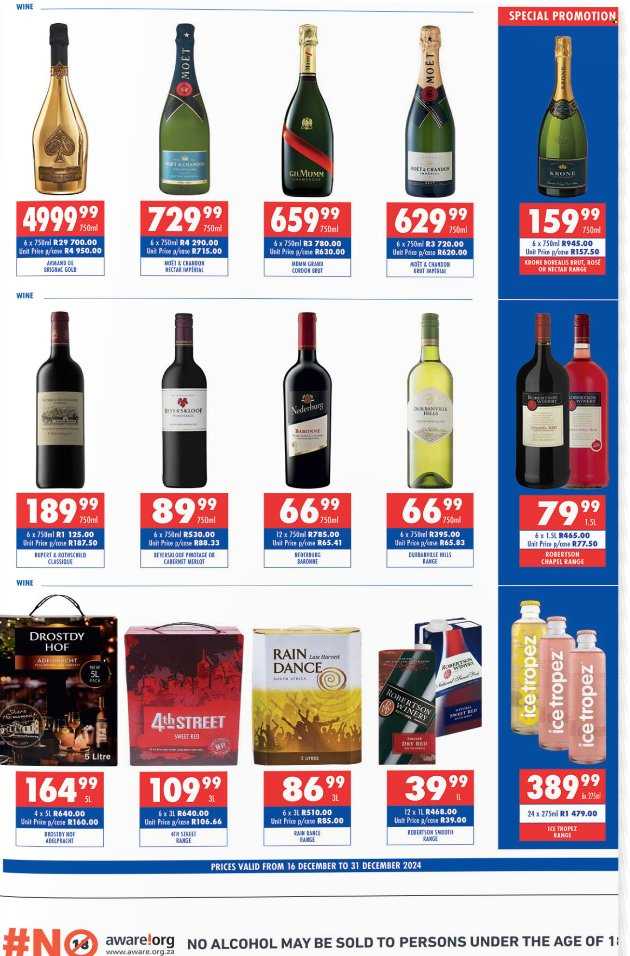 Liberty Liquors specials - 16/12/2024 - 31/12/2024. Page 3