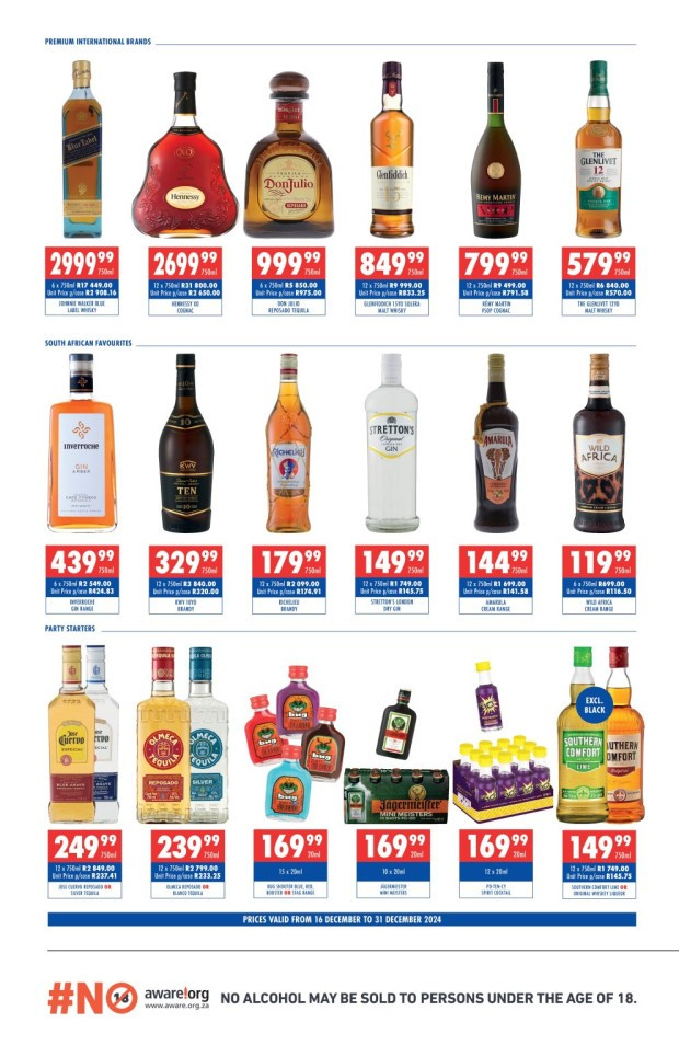 Ultra Liquors specials - 16/12/2024 - 31/12/2024. Page 2