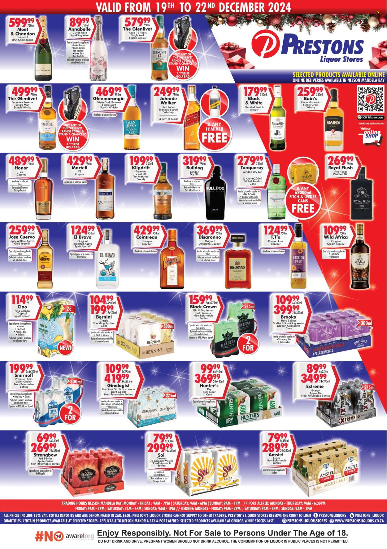 Prestons Liquor Stores specials - 19/12/2024 - 22/12/2024. Page 1