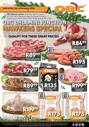 OBC catalogue  - 20/12/2024 - 31/12/2024.