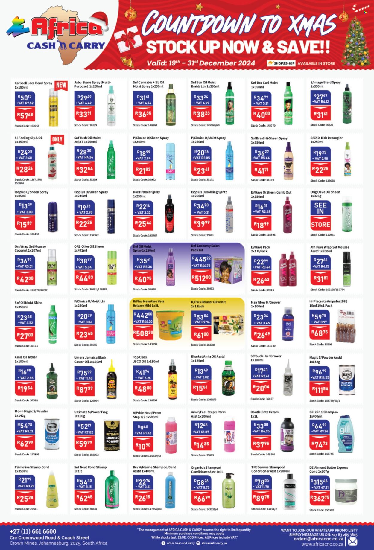 Africa Cash & Carry specials - 19/12/2024 - 31/12/2024. Page 1