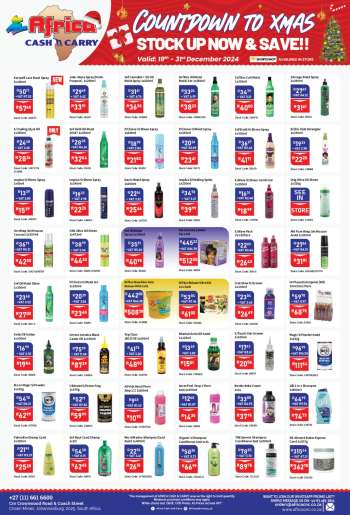 Africa Cash & Carry catalogue  - 19/12/2024 - 31/12/2024.